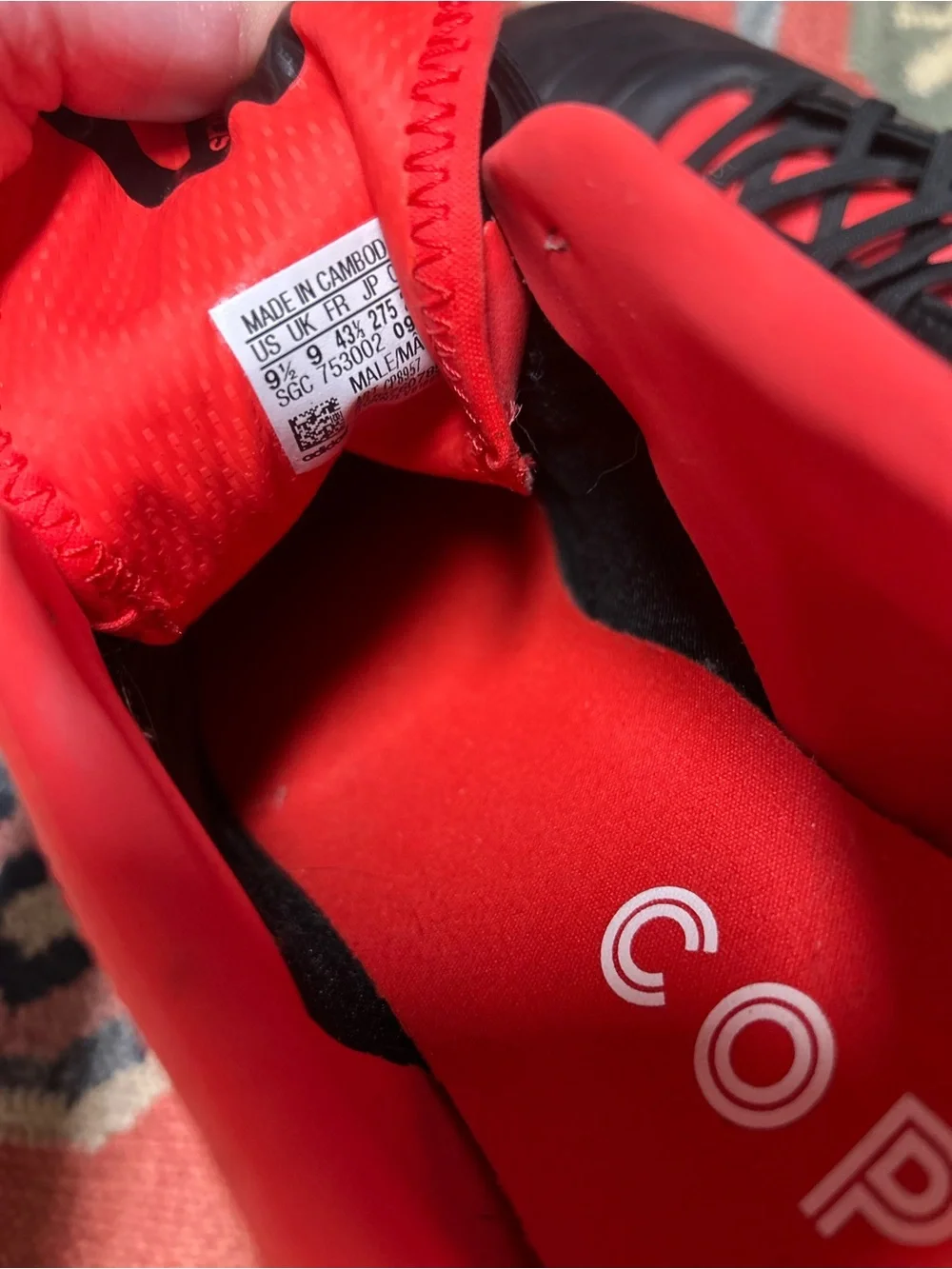 Adidas Copa 18.3 FG Size 9.5